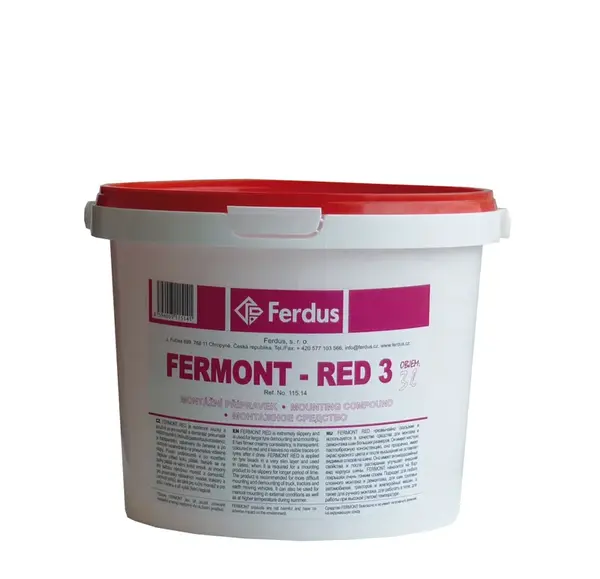 Montážní přípravek FERMONT RED 3, 3000 ml - Ferdus 115.14 Objem: 1 L