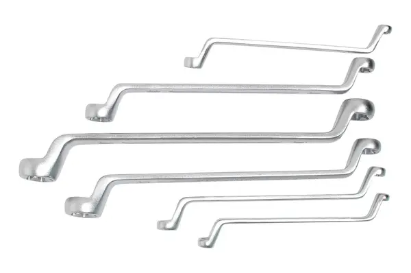 BGS technic Klíče očkové vyhnuté (trháky) pro E-profil, vel. E6-E24, sada 6 ks - BGS 2281