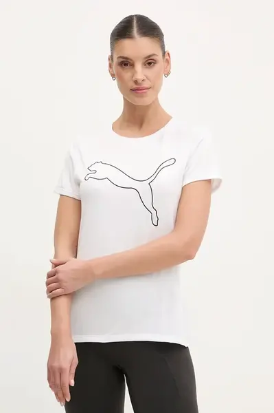 Tréninkové tričko Puma Train All Day Essentials bílá barva, 525892