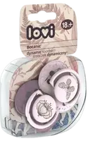 LOVI Dudlík silikonový dynamický Botanic 18m+ 2 ks