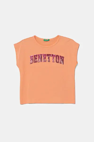 Dětské bavlněné tričko United Colors of Benetton
