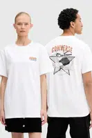 Bavlněné tričko Converse Converse x NARUTO bílá barva, s potiskem, 10028746-A01