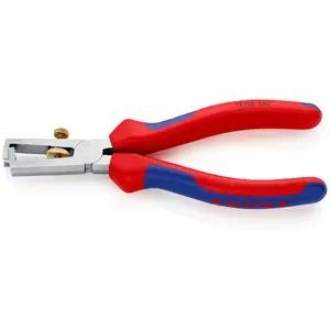 Odizolovací kleště, chrom, nastavitelné do 10 mm2, s otevírací pružinou - KNIPEX 11 05 160