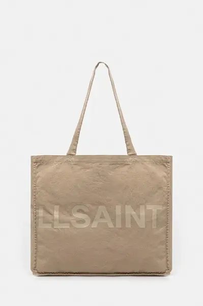 Bavlněná taška AllSaints LARGE 46 x 42 x 19 c