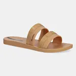 Pantofle Ipanema MESH SLIDE F dámské, hnědá barva, 83649-BB782