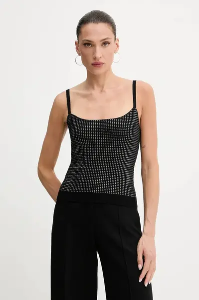 Top Guess KHLOE černá barva, W5GR47 Z3MN2