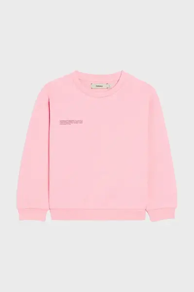 Mikina Pangaia KIDS' 365 MIDWEIGHT SWEATSHIRT růžová barva, 10000279