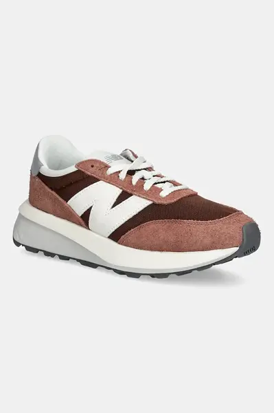 Tenisky New Balance 370 hnědá barva, U370AI
