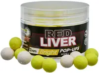 Starbaits plovoucí boilie bright fluo red liver 50 g - 14 mm