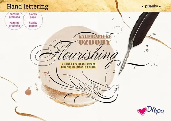 Krasopísanka Flourishing - Kaligrafické ozdoby