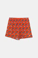 Plavkové šortky Nike oranžová barva, NESSF553