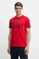 Bavlněné tričko Nike Boston Red Sox