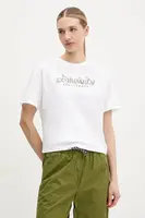 Bavlněné tričko Columbia Rolling Bend bílá barva, 2119991