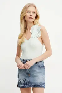 Top s příměsí hedvábí Elisabetta Franchi