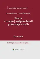 Zákon o trestnej zodpovednosti právnických osôb - Jozef Záhora, Ivan Šimovček