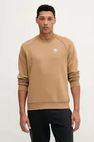 Mikina adidas Originals Essentials pánská, zelená barva, hladká, JX2723