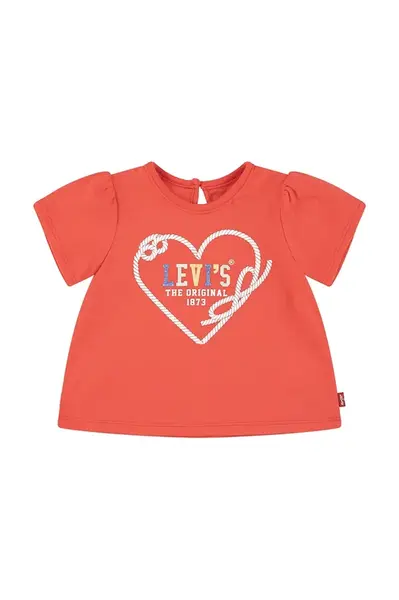 Levi's Kojenecké tričko Levi's HEART SS PUFF SLEEVE SLV TEE