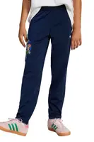 Dětské tepláky adidas Originals tmavomodrá barva, s potiskem, JC8900