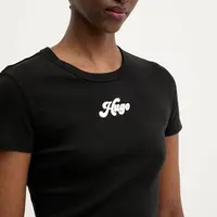 Bavlněné tričko HUGO Delanor_2