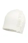 Dětská čepice Jamiks PEARL béžová barva, z tenké pleteniny, JWH041