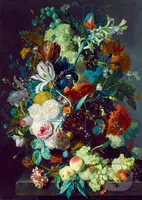 Jan Van Huysum - Still Life with Flowers and Fruit, 1715 - puzzle z kategorie Umělecké