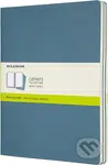 Moleskine - sada 3 zošitov (modré) (veľké, čisté)