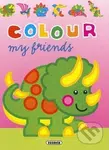 Colour my friends - Dino - kniha z kategorie Omalovánky