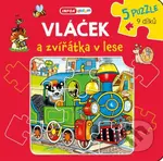 Vláček a zvířátka v lese – Knížkové puzzle - kniha z kategorie Pro děti