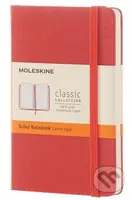 Moleskine - oranžový zápisník (malý, linajkovaný)