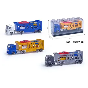 Sparkys Kovový model kamiónu s návesom 1:64 černý tahač