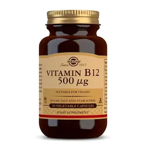 Solgar Vitamin B12 500 mcg 50 kapslí