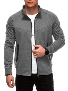 Edoti Men's unbuttoned sweatshirt