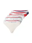 Tommy Hilfiger Underwear Tangá  námornícka modrá / pastelovo modrá / pastelovo ružová / červená / biela