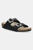 Dětské pantofle Birkenstock Arizona Flower Buckle černá barva, 1029844