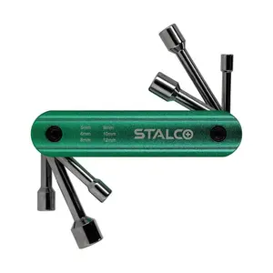 Sada nástrčných klíčů 5, 6, 8, 9, 10, 12 mm, STALCO