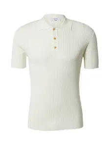 DAN FOX APPAREL Tričko 'Ferdinand'  prírodná biela
