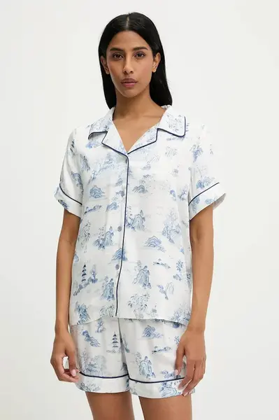 Pyžamo Answear.LAB modrá barva