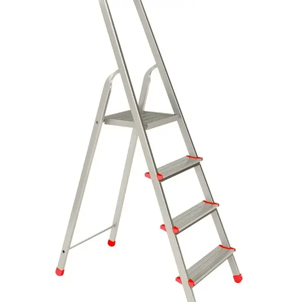 Jednostranné schůdky hliníkové, 4 stupně, výška 137 cm - ALVE Eurostyl