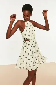 Dámské šaty Trendyol Polka dot printed
