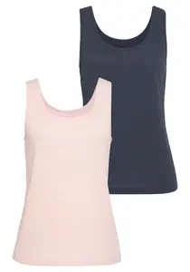 VIVANCE Top  tmavomodrá / ružová