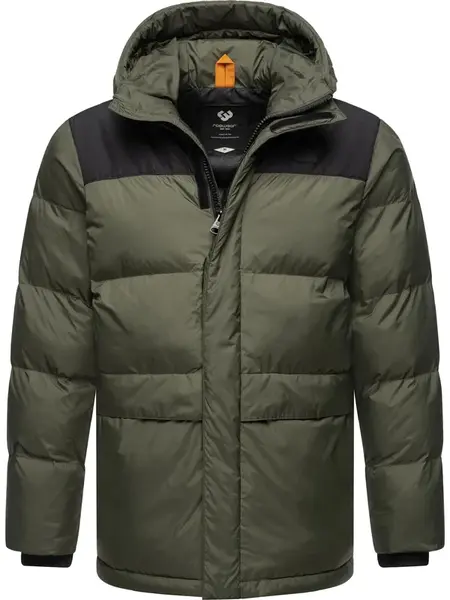 Ragwear Zimná bunda 'Mikkesh'  olivová / čierna