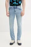 Džíny Tommy Jeans pánské, modrá barva, DM0DM20985
