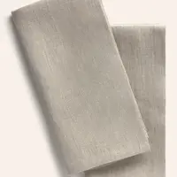 Sada lněných ubrousků Calma House Lino béžová barva