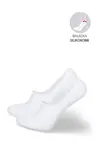 Pánské bambusové kotníkové ponožky bílé
