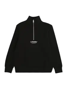 Jack & Jones Junior Mikina 'JJESOHO'  čierna / biela