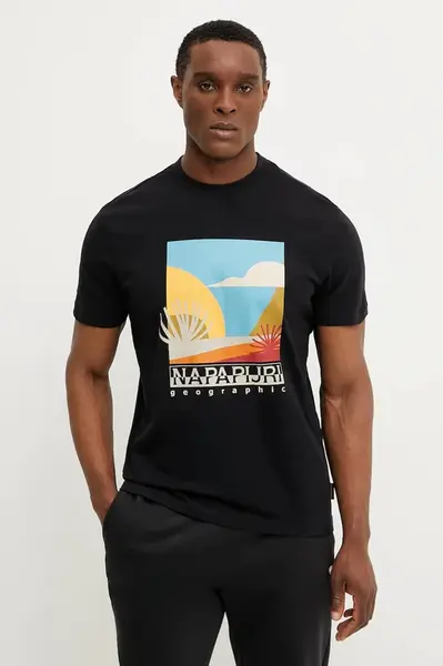Bavlněné tričko Napapijri S-Arbia