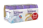Nutridrink Compact 6+2 s příchutí neutral-káva 8x125 ml