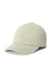 Bavlněná baseballová čepice Polo Ralph Lauren zelená barva, 211967365