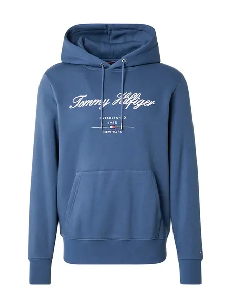 TOMMY HILFIGER Mikina  modrá / biela