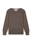 JUST CASHMERE Sveter 'Helen'  tmavošedá